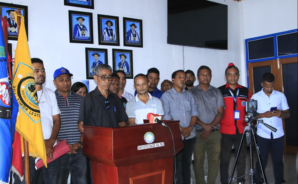 UNPAZ HALAO PRESS CONFERENCE HODI HATAN BA MESSK