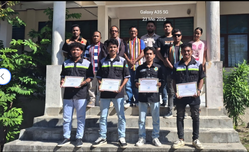 ARCHITECTURE STUDENT UNPAZ BA PROGRAM TRABALLU PRACTICE IHA MUNISIPIU BAUCAU REMATA ONA SIRA NIA INT